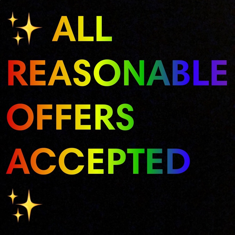 ✨ all REASONABLE offers accepted ✨